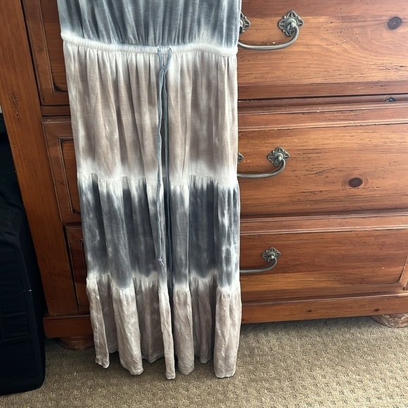 Hem & Thread Women’s Tan And Blue Tie Dye Dress Size Small NWT - Picture 3 of 10